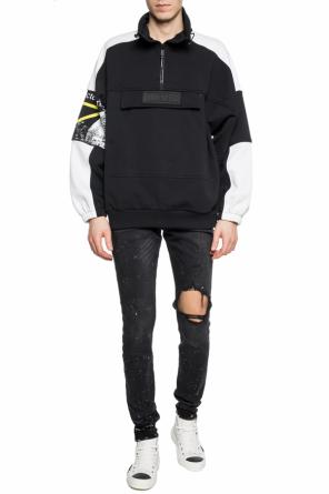 Sweatshirt with sewn-on stripes, zdjęcie 2 Sweatshirt with sewn-on stripes od Diesel